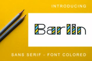 Barlin Colored: A Fresh Typeface for Modern Branding