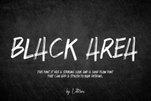 Black Area Font Review: A Bold Brush Blackletter for Creative Branding