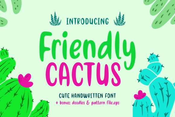Bringing Personality to Branding with Friendly Cactus Font