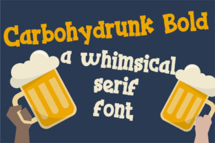 Carbohydrunk Font: A Whimsical Typeface for Editorial Design