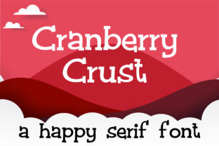 Cranberry Crust: A Whimsical Serif Font for Memorable Branding