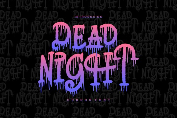 Dead Night Font: A Spooky Serif Typeface for Bold Web Design