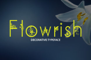 Flowrish: A Delicate Typeface for Editorial Elegance