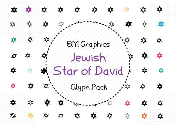Jewish Star of David: A Premium Dingbat Typeface for Digital Design
