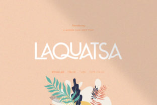 Laquatsa Font: A Tropical Touch for Your Brand