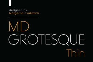 MD Grotesque Thin: A Lightweight Sans Serif for Strong Brand Statements