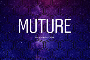 Muture: A Simple, Cool Sans Serif Font for Crafters and Makers