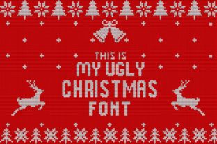My Ugly Christmas Font: A Holiday Display Typeface with Heart