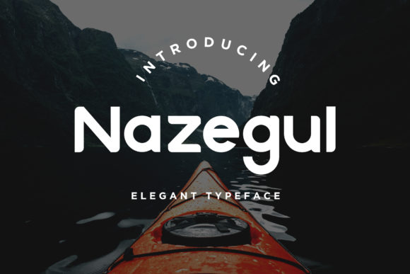 Nazegul: A Luxurious Sans Serif Font for Business Branding