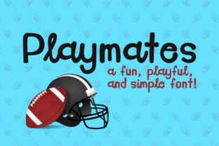 Playmates Font: A Playful Typeface for Crafters and Makers