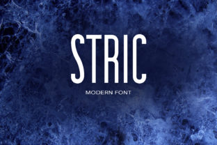Stric Font: A Modern Typeface for Editorial Design