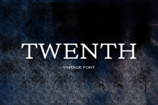 Twenth: A Dark and Mysterious Serif Typeface for Branding