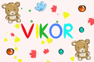 Vikor Font: A Playful Typeface for Creative Makers