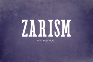 Zarism Font: A Stylish Typeface for Web Design Projects